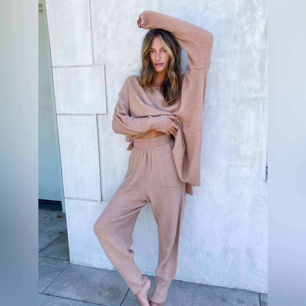 NWT Free People Cozy Pants in Cafe Cream Size Medium